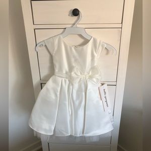Elegant White Kids Formal Dress
